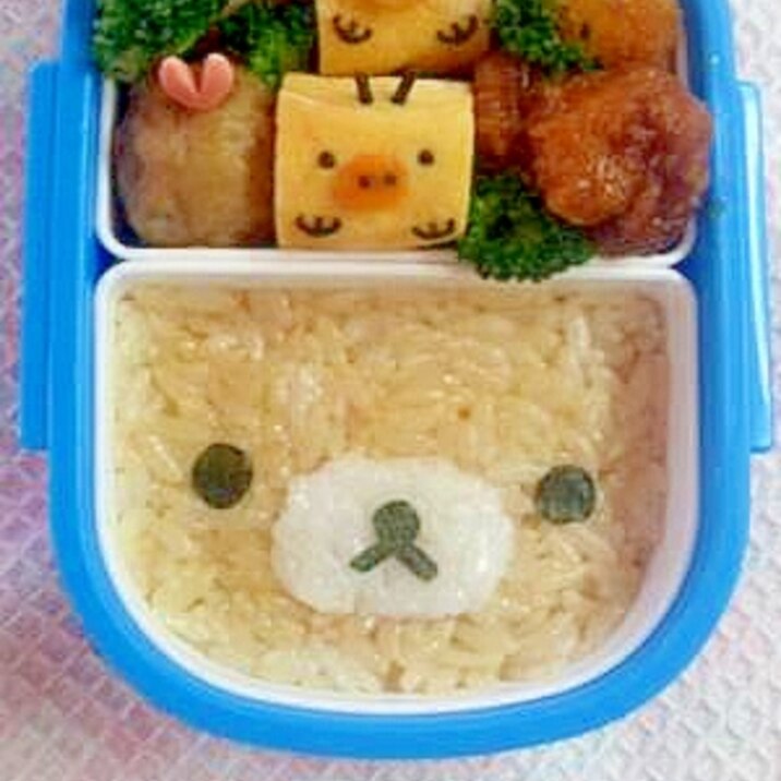 キャラ弁☆時短リラックマ